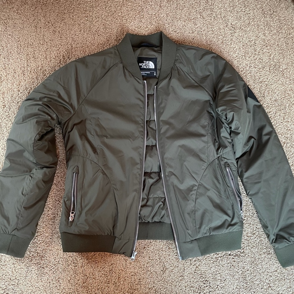 Army Green North Face Jacket